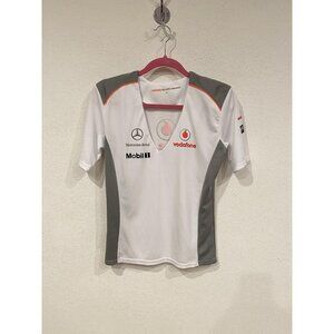 Vodafone McLaren Mercedes Shirt Womens Small Formula 1 Racing Mobil Boss F1 Raci